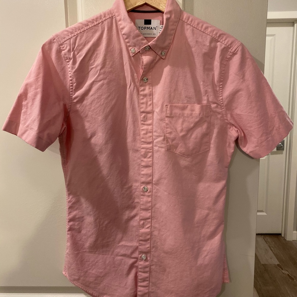 Topman Short Sleeve Button Down